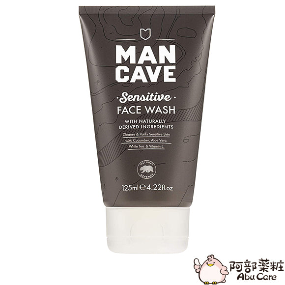 Mancave Sensitive Face Wash 男士天然敏感肌洗面啫喱 125ml