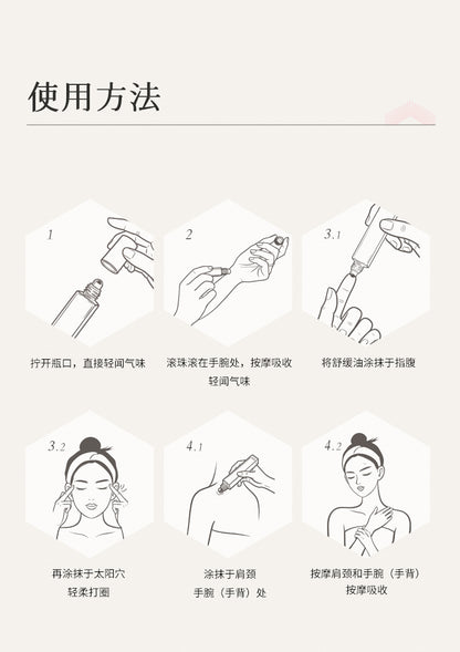 Blé De Fonty 輕盈舒緩保濕精華油清涼薄荷滾珠 10ml