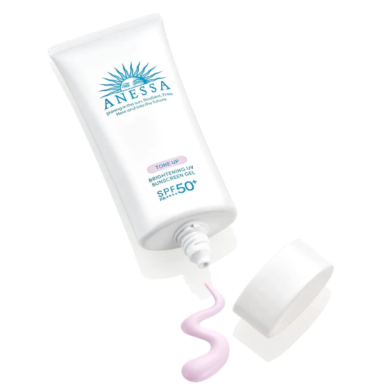 ANESSA Brightening UV Sunscreen Gel SPF50+/PA++++ 90ml 安热沙 安耐曬 美白潤色隔離防曬霜 SPF50+ PA++++ 90g [Parallel Import] [平行進口]